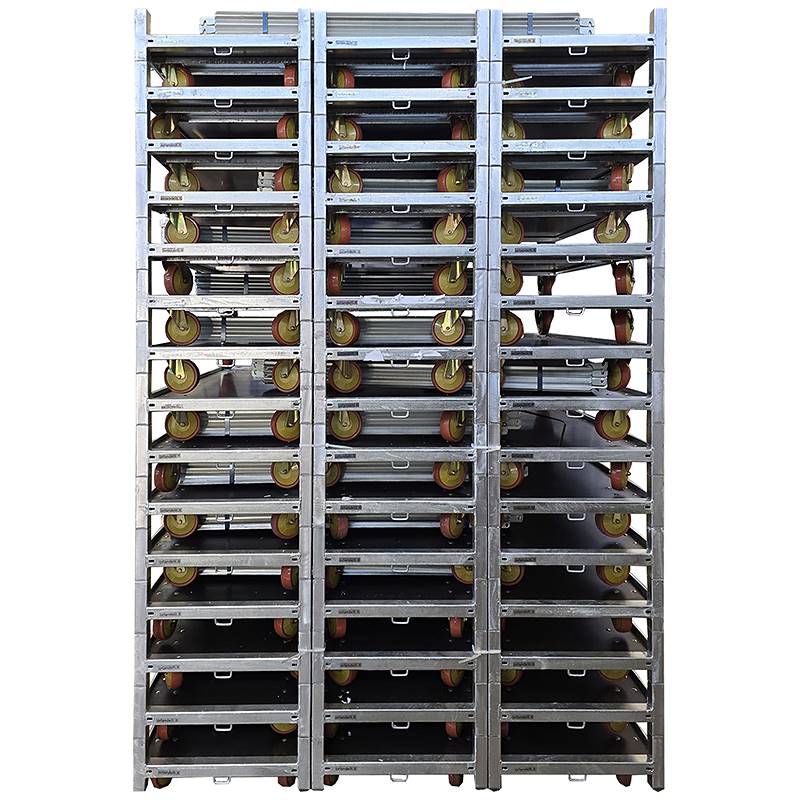 DC Trolley and Shelf Set by CUBE-Stacking Racks & Shelves