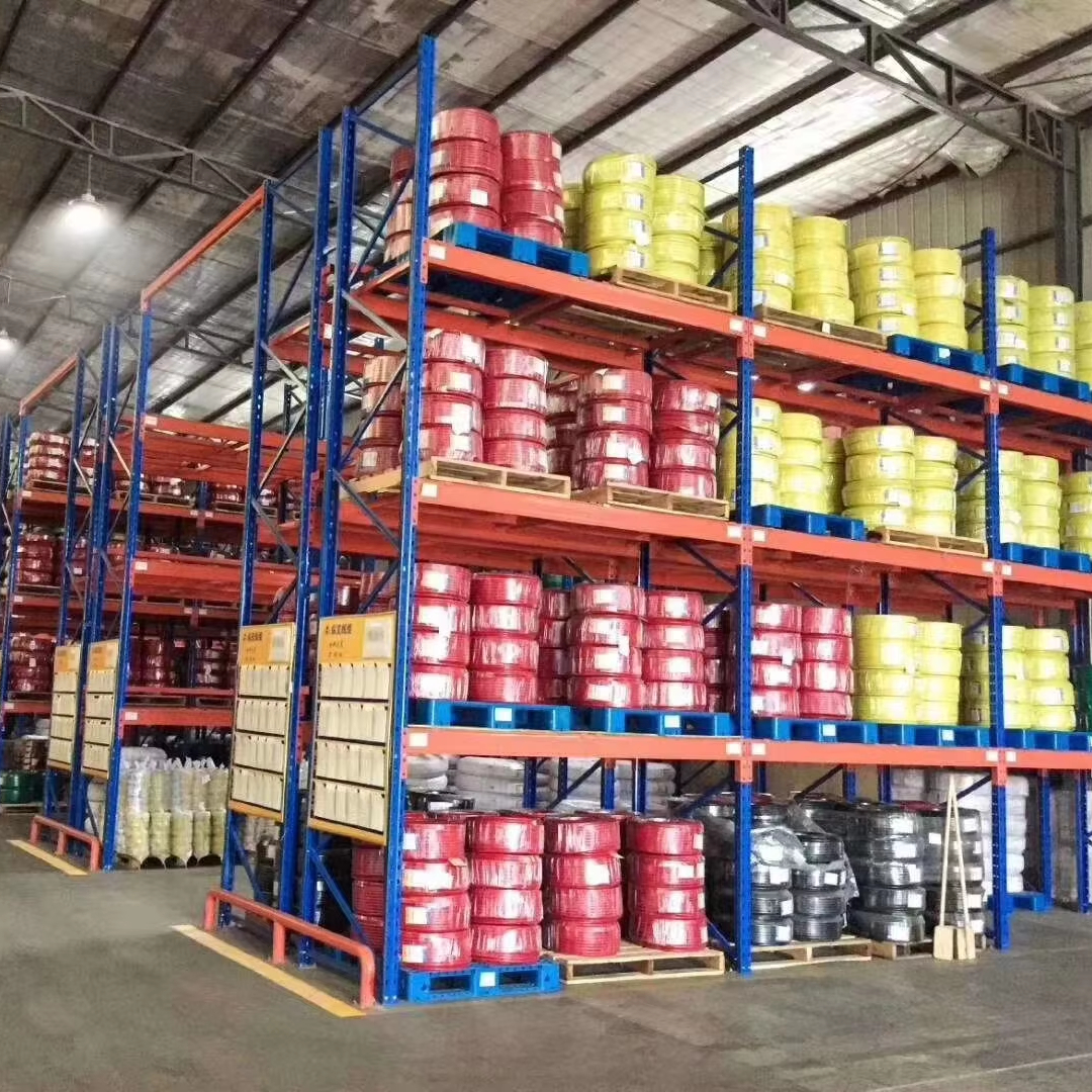 Boltless Stacking Steel Pallet Shelf Cantilever Warehouse Supermarket Heavy Duty Multi-Level Freestanding Powder Coated