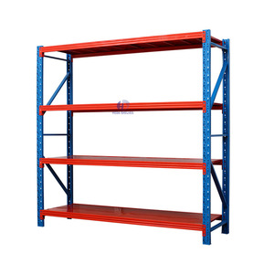 Racking Adjustable Metal Boltless Shelf And Racks Warehouse Storage Medium Duty Metal Rack Shelf