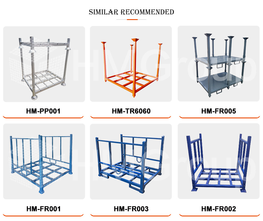 Customization Powder Coated Heavy Duty Steel Metal Stackable Demountable Textile Storage Rack for Fabric Rolls Warehouse