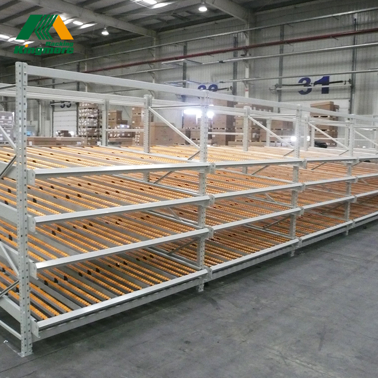 Warehouse Storage Carton Flow Rack Industrial Automation Storage Gravity Carton Flow Rack