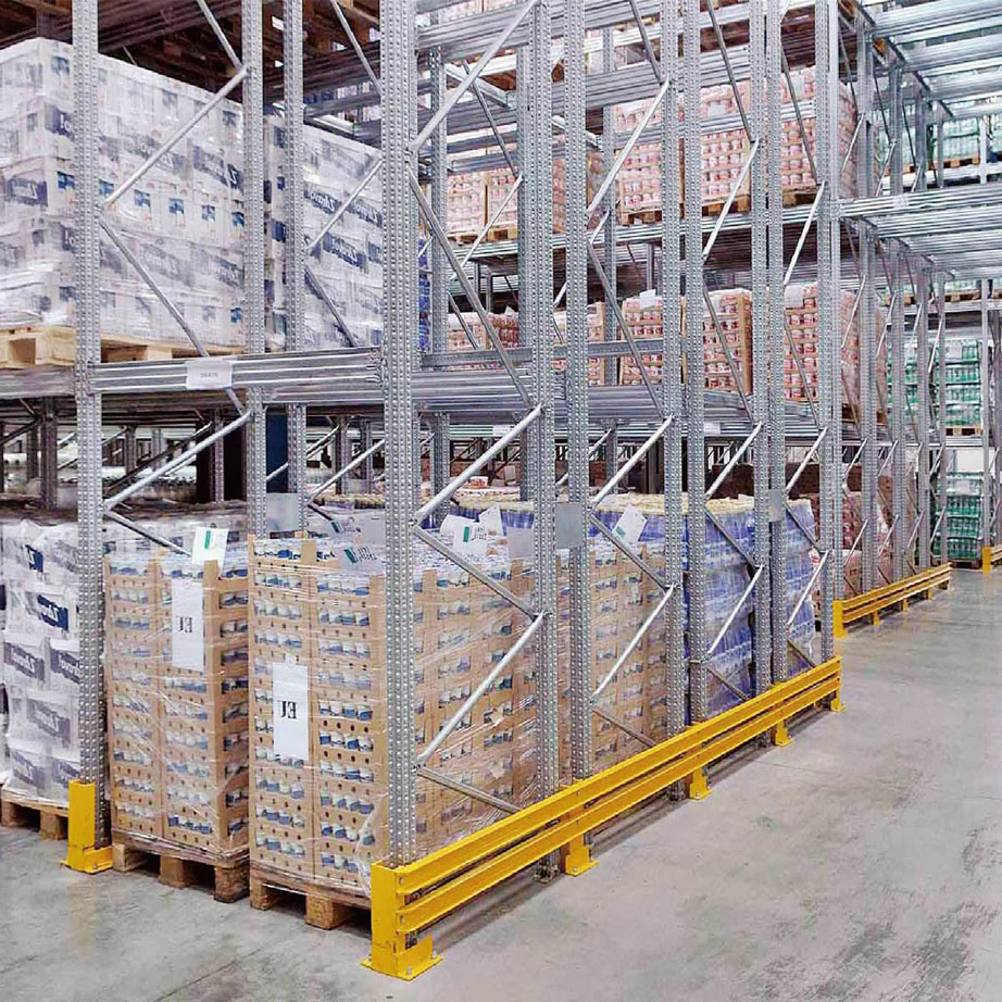 Heavy Duty Double Deep Steel Pallet Racking System with Corrosion Protection Adjustable Beam Industrial Warehouse Storage Racks