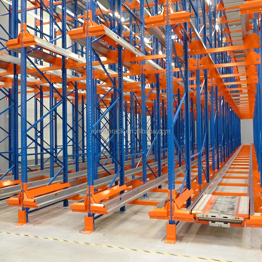 High Efficiency Automatic Warehouse Storage Radio Shuttle Pallet Racking System