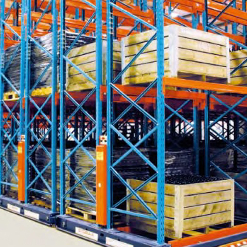 Motorized Mobile Racking for Pallet Goods, High Capacity Storage