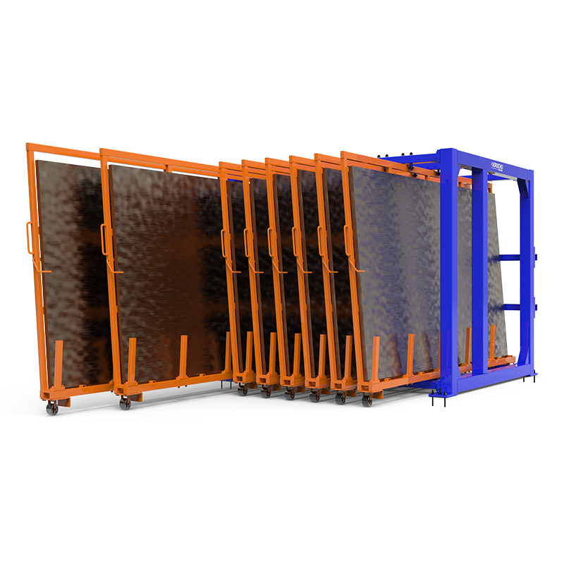 Multi-Tier Heavy Duty Adjustable Foldable Vertical Roll-Out Rack System Wheels Powder Coated Metal Construction For Warehouse