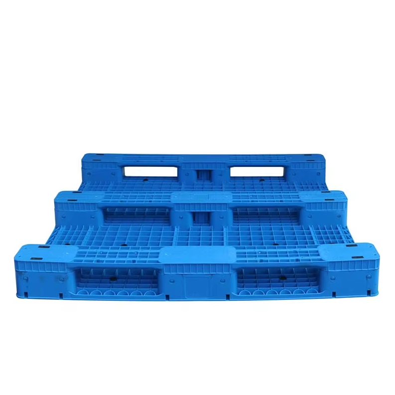 NEXARA Recycled Material Mould Racking 1414 1400*1400*160mm Flat Surface Logistics Pallet Euro 4-Way Three Runner Turnover