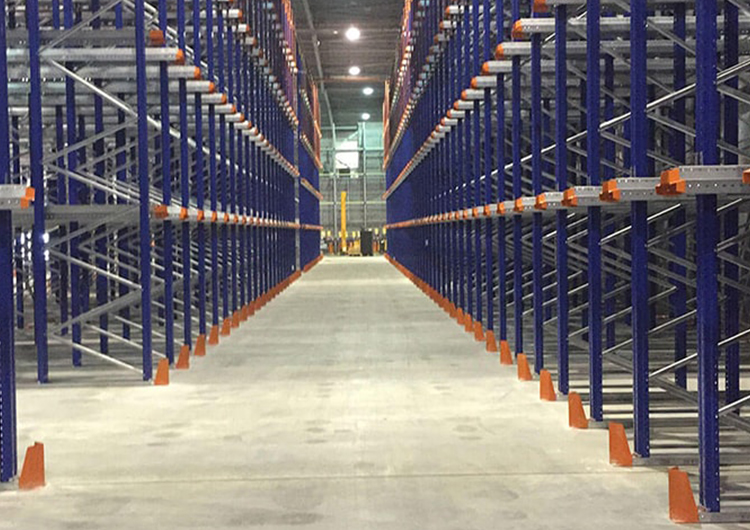 Industrial Drive-In Pallet Racking Durable Metal Storage with Powder Coating