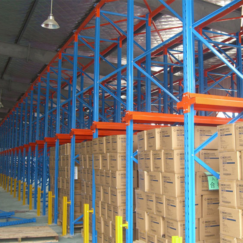 Heavy Duty Selective Pallet Rack Metal Q235 Seismic Reinforced Wire Mesh Protection Epoxy Coated Supporting Smart Warehouse