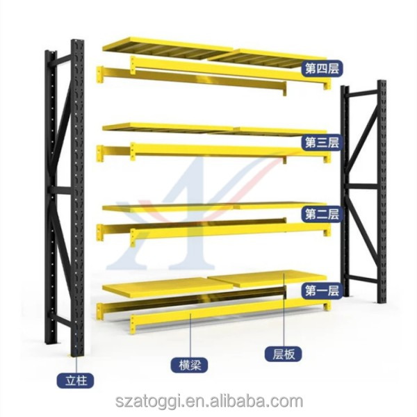 Factory Steel Boltless Racking View