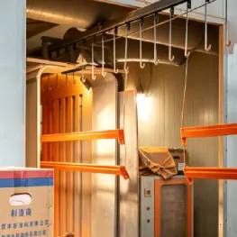 Electrostatic powder coating
