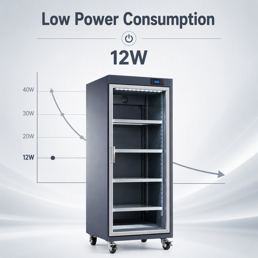 Single Door Nitrogen Cabinet Ultra Dry Storage Cabinet 1-10%RH LCD Display Adjustable Shelves for SMT Workshop