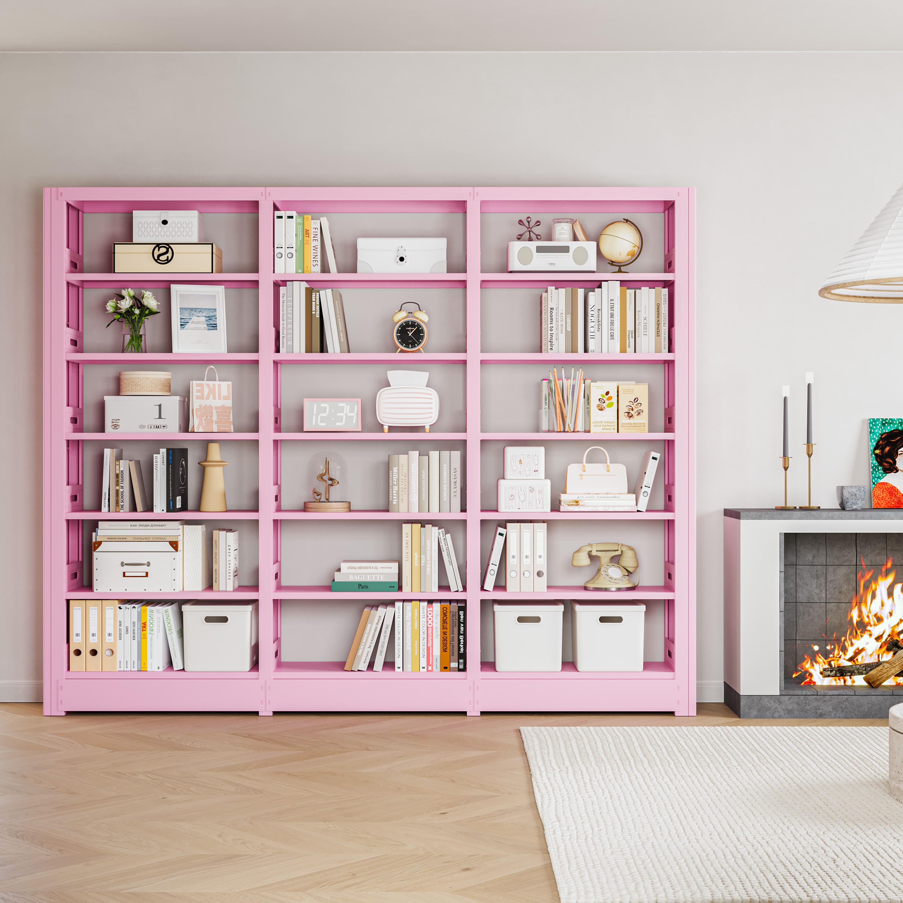 Engineering Bulk Purchasing Heavy Duty Modern Extendable Space Saving Steel Library Shelving Double Face Book Storage Rack