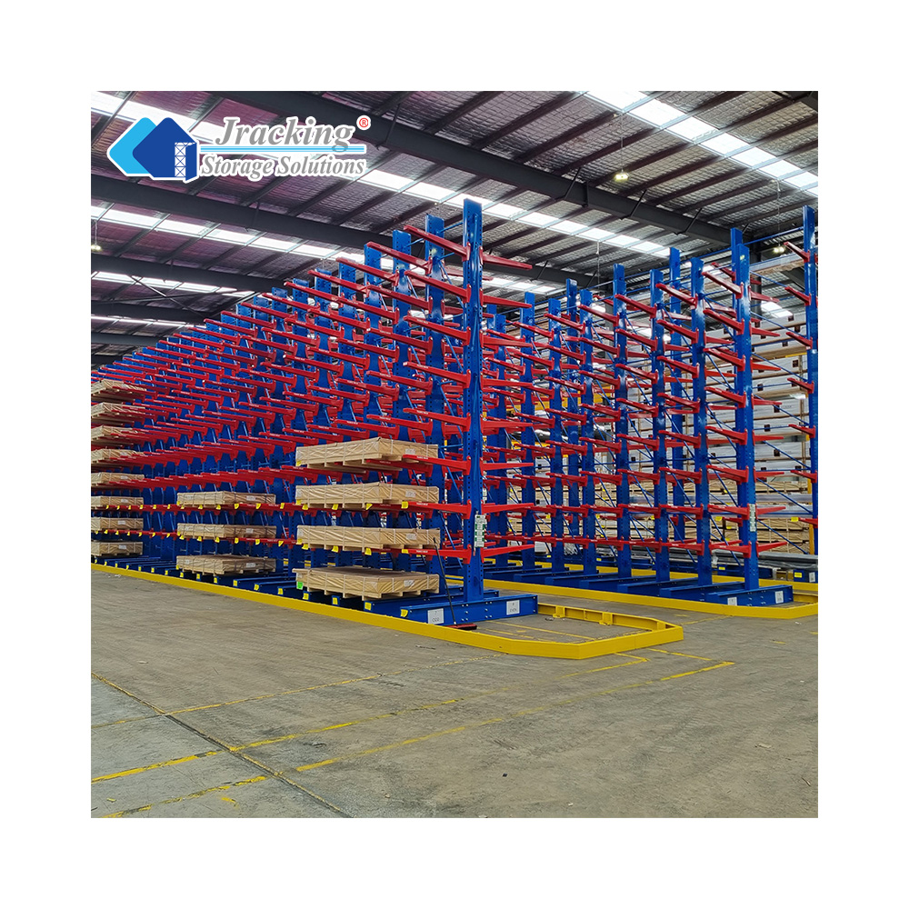 Jracking Industrial Warehouse Storage Shelves Rack Durable Heavy Duty Cantilever Racks for Industrial Material Organization