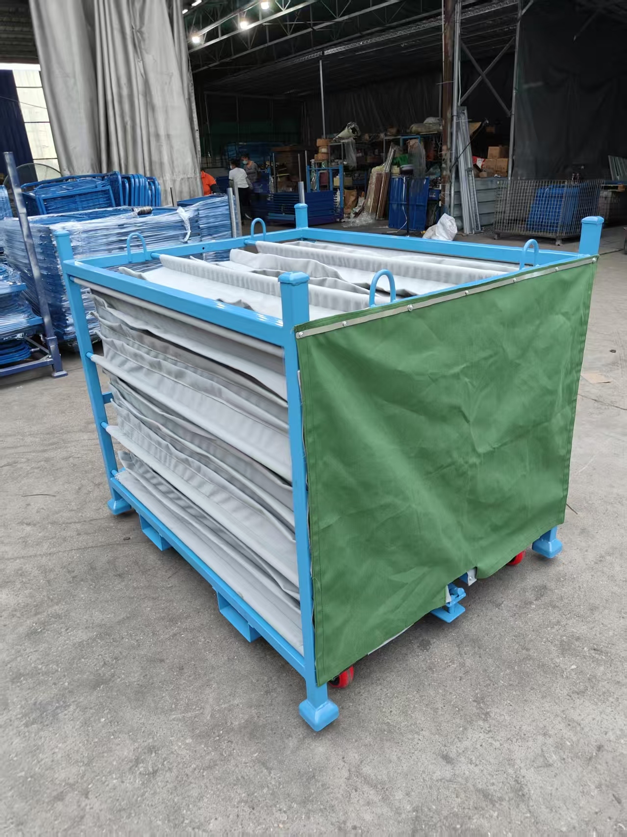 Industrial Automotive Components Logistics Storage Reinforced Durable Automotive Parts Turnover Storage Rack