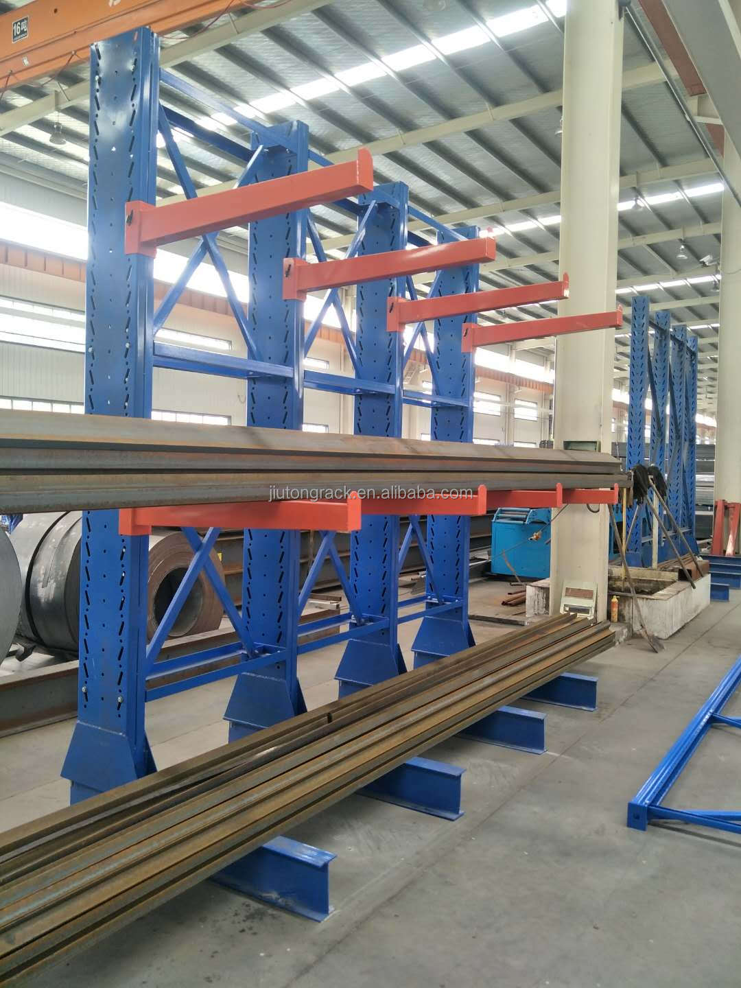 5 Layer Durable Pipe Cantilever Rack Heavy Duty Steel Storage System for Steel Pipes PVC Tubes Conduits Oil Field