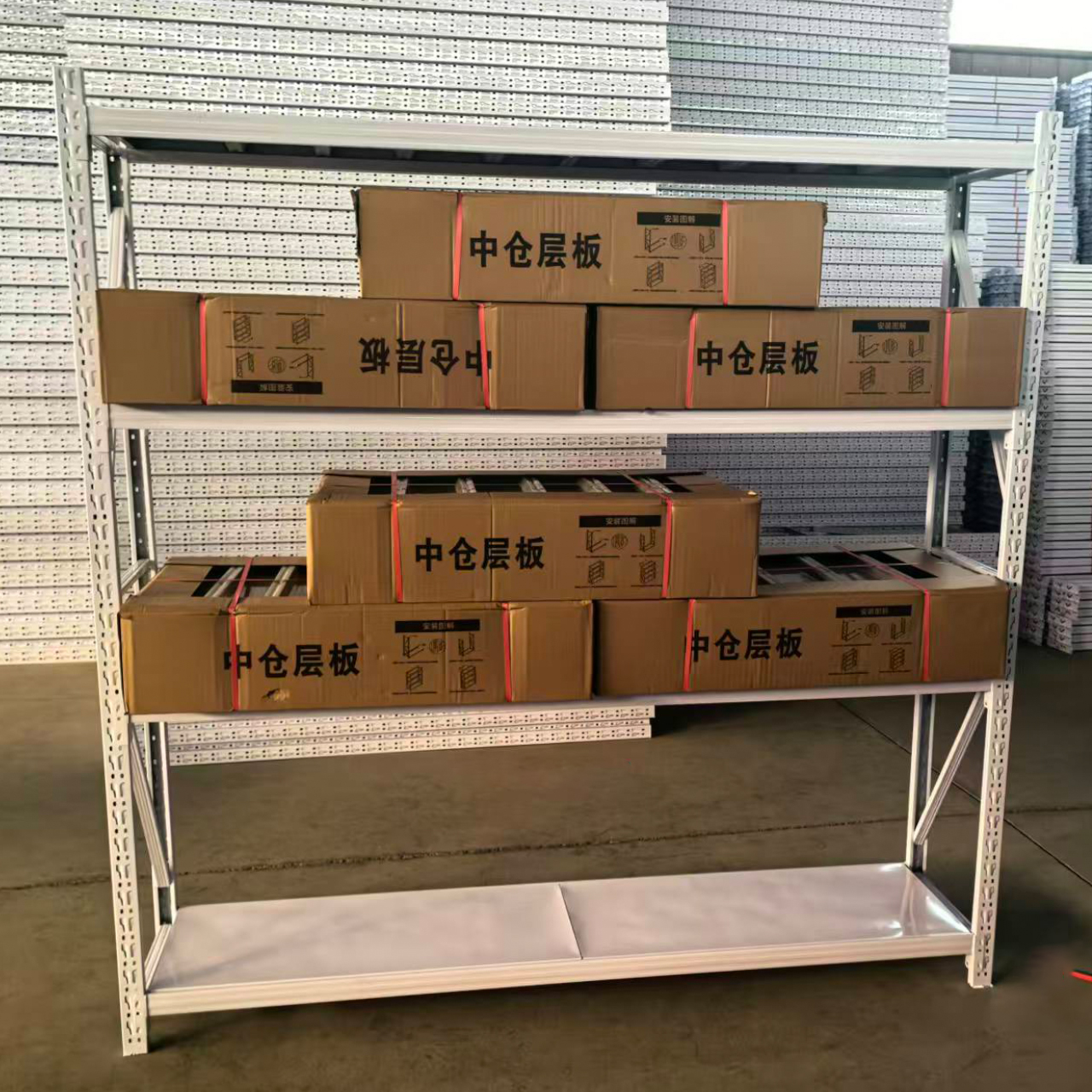 Custom Size Convenience Store Display Rack Economical Light Duty Shelving Small Warehouse Tiered Storage Rack
