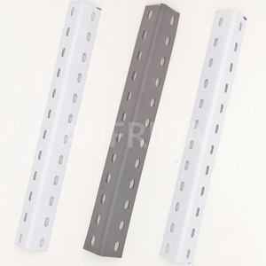 Steel Angle Bar Shelves Storage Racks Slotted Angle Light Duty Rack Uprights Adjustable Height Stable Racks