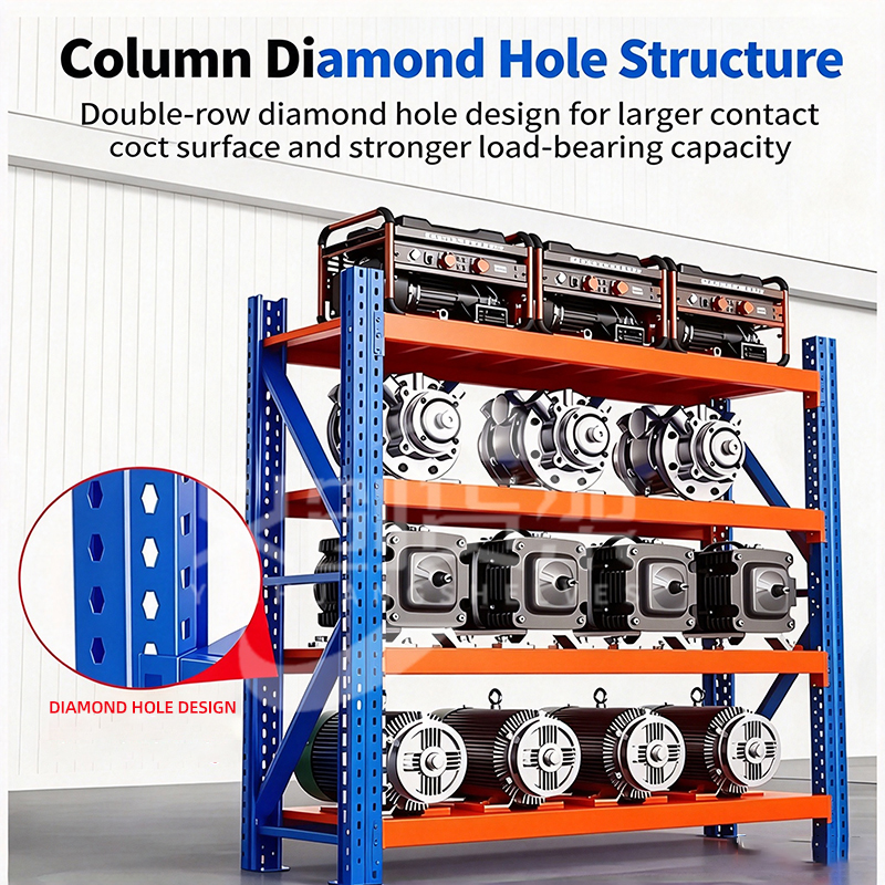 Heavy Duty Warehouse Storage Rack Selective Pallet Rack 1000-4500kg Load Capacity Q235B Steel Industrial Racking System