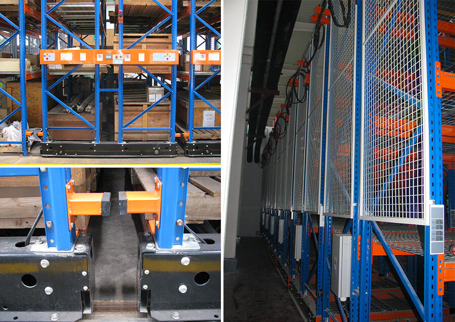 Industrial Heavy Duty High Efficiency Warehouse Electric Mobile Storage Shelf Automatic Mobile Racking System Pallet Rack