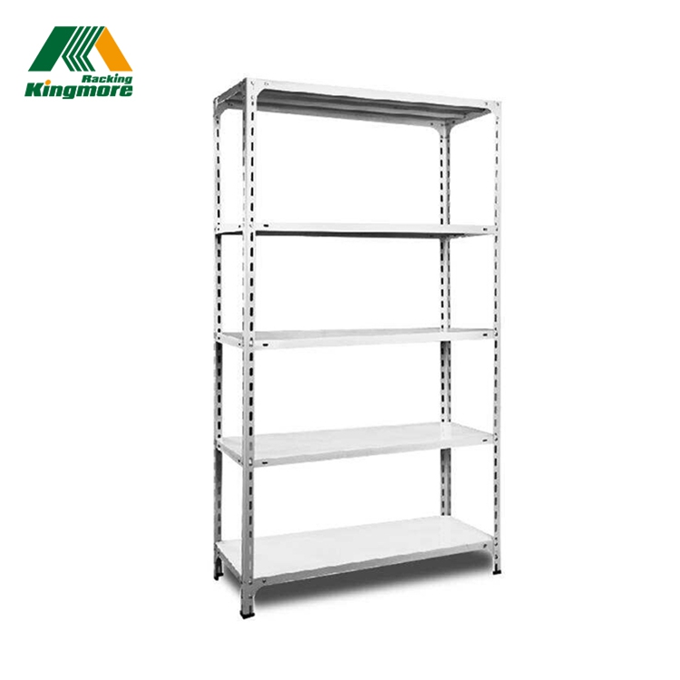 Warehouse Storage Metal Light Duty Slotted Angle Racking Shelf