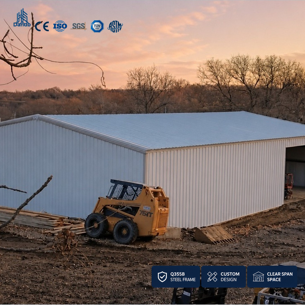 Metal Warehouse Building High Bay Storage Facility Pallet Rack System Logistics Center Space Optimization Solution