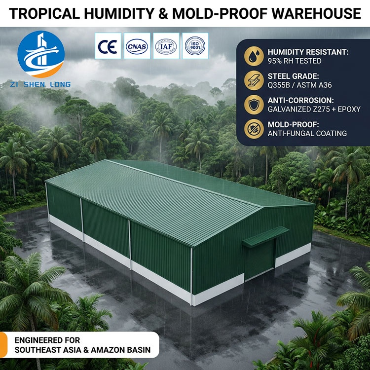 Custom Designed Prefab Warehouse Steel Structure Workshop Prefabricated Warehouse Building