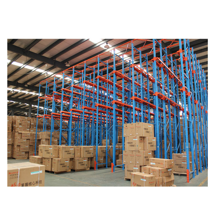 Factory Directly Provide Warehouse Storage Drive In/through Racking System Heavy Duty Steel Pallet Rack