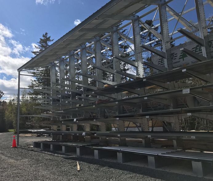 Jracking Heavy Duty Cantilever Rack Used for Storage of Pipe Long-tube Steel Plate Car Racking
