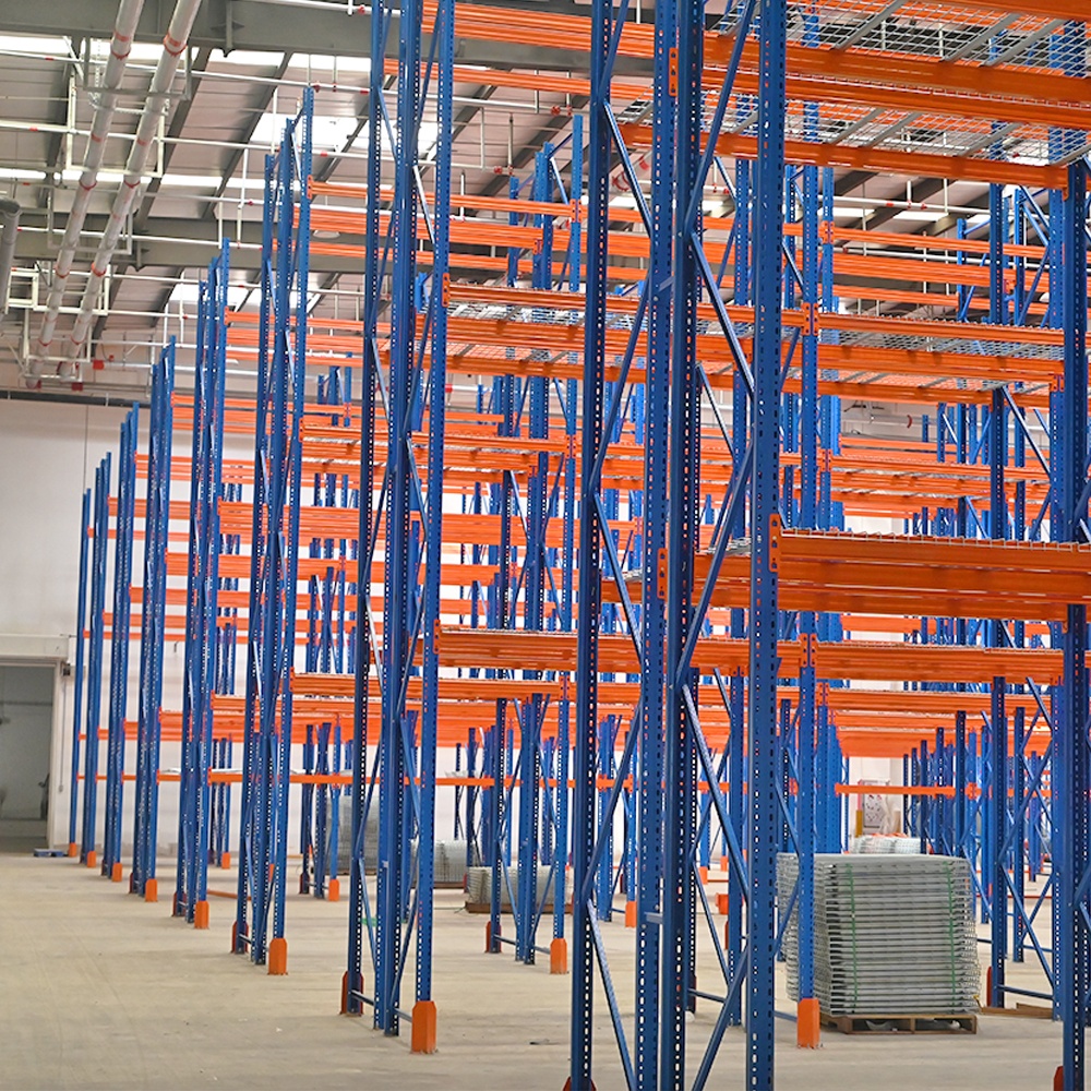 Heavy Duty Pallet Rack with Wire Decking Warehouse Rack System Pallet Racking for Warehouse Storage