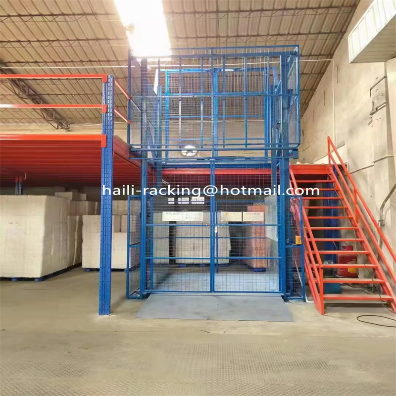 Strong Load Capacity Durable Steel Structure Platform Pallet Rack Supported Mezzanine Floor Platform