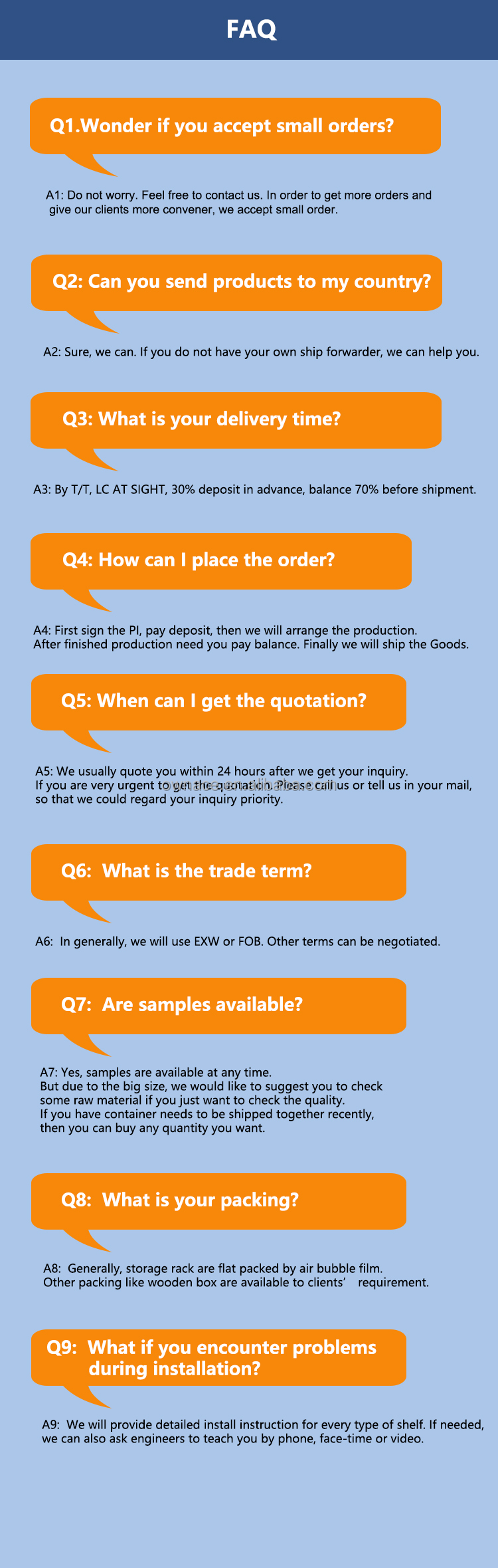 FAQ and Support