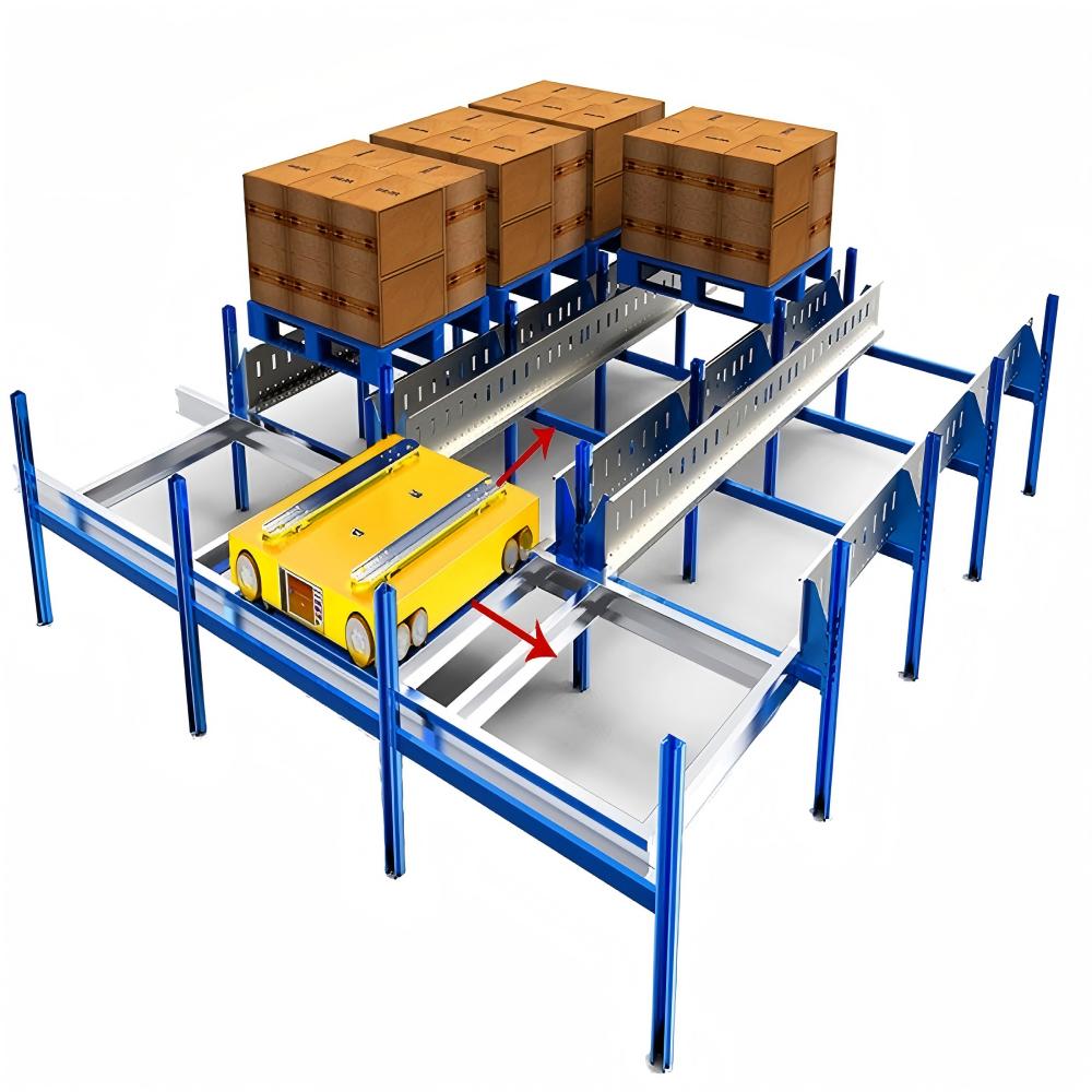 Shuttle Racking Heavy-Duty Thickened Pallet Rack System High-Bay Automated VAN Stacking 5-Layer Warehouse Racks & Shelves