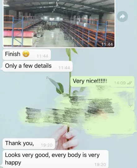 Mezzanine floor installation