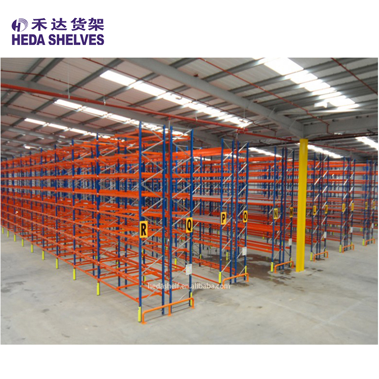 Wide Aisle Pallet Racking Heavy Duty Metal Rack Double Deep Clothes Racking System for Warehouse