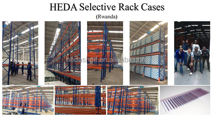 Wide Aisle Pallet Racking Heavy Duty Metal Rack Double Deep Clothes Racking System for Warehouse