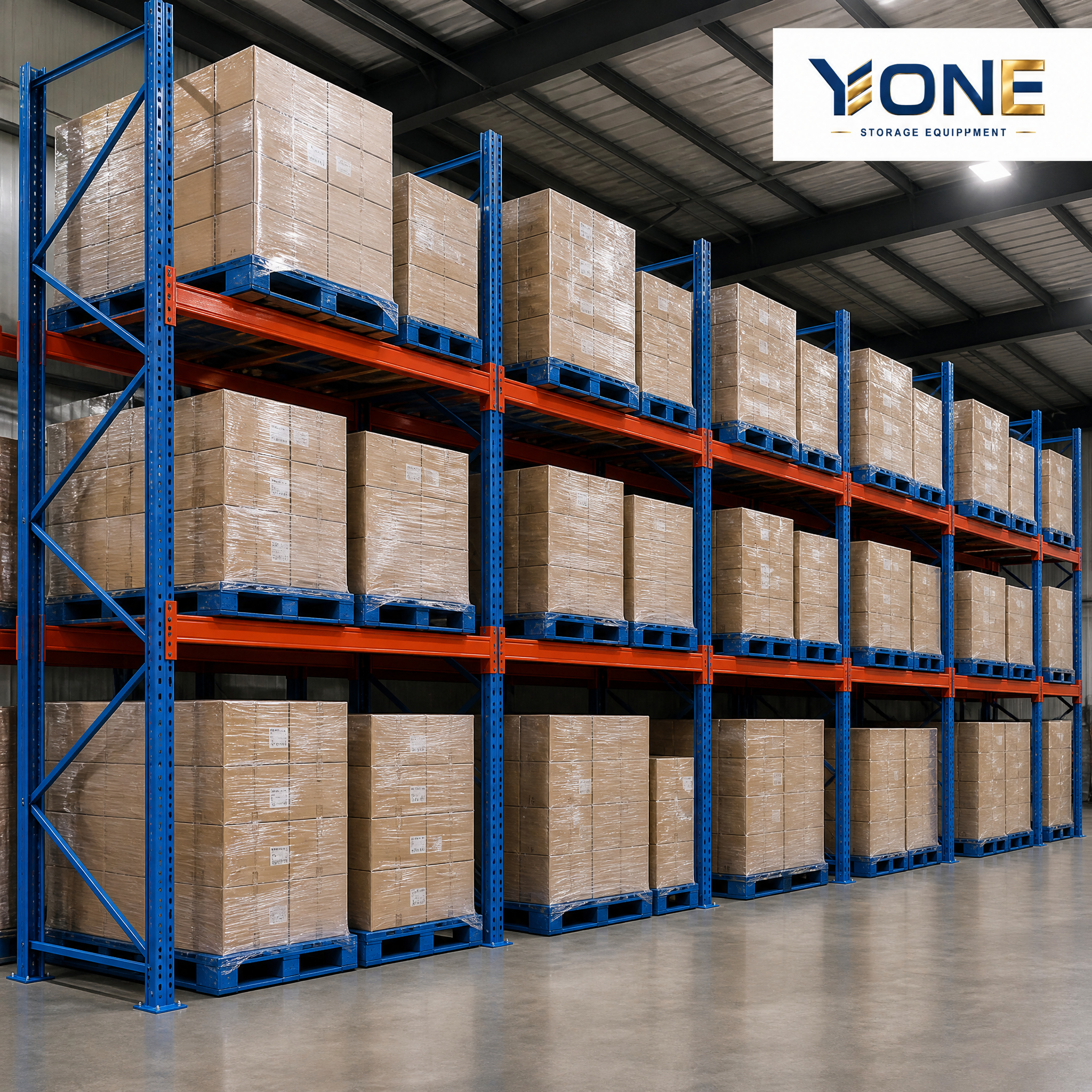 Storage Rack System Heavy Duty Installation Free Pallet Racking Steel Warehouse Adjustable Boltless 5-Tier