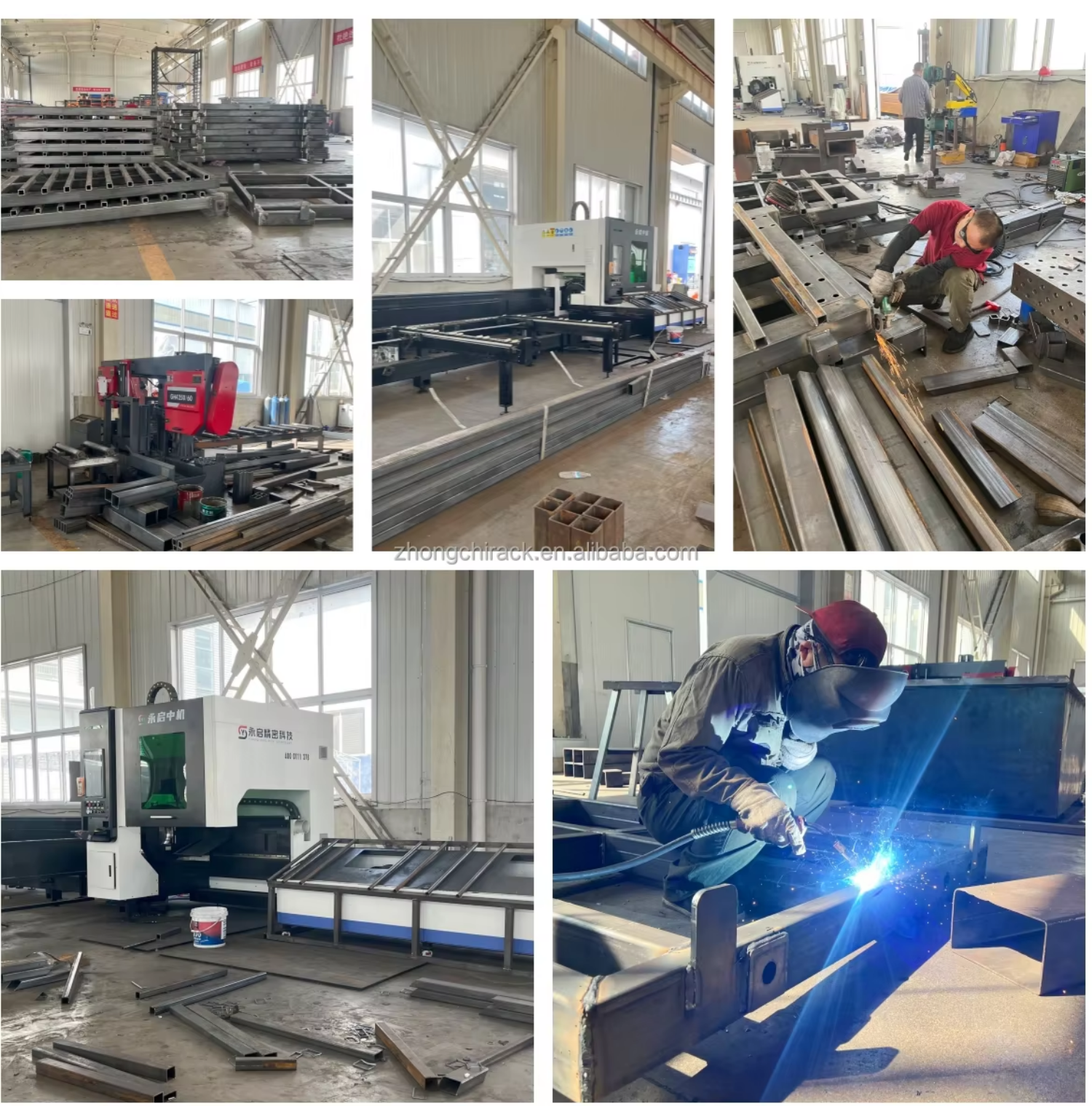 Automatic Multifunctional Telescopic Cantilever Racking System Heavy Load Capacity Expandable Double-Sided Powder Coated