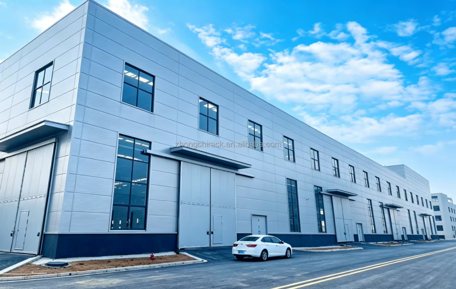 Intelligent Anti-Rust Powder Coated Warehouse Rack System for Steel Plate Storage Automated Multi-Layer Industrial Solution