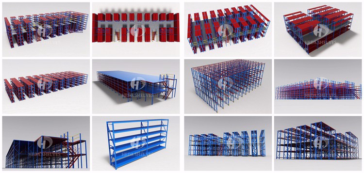 Wide Aisle Pallet Racking Heavy Duty Metal Rack Double Deep Clothes Racking System for Warehouse
