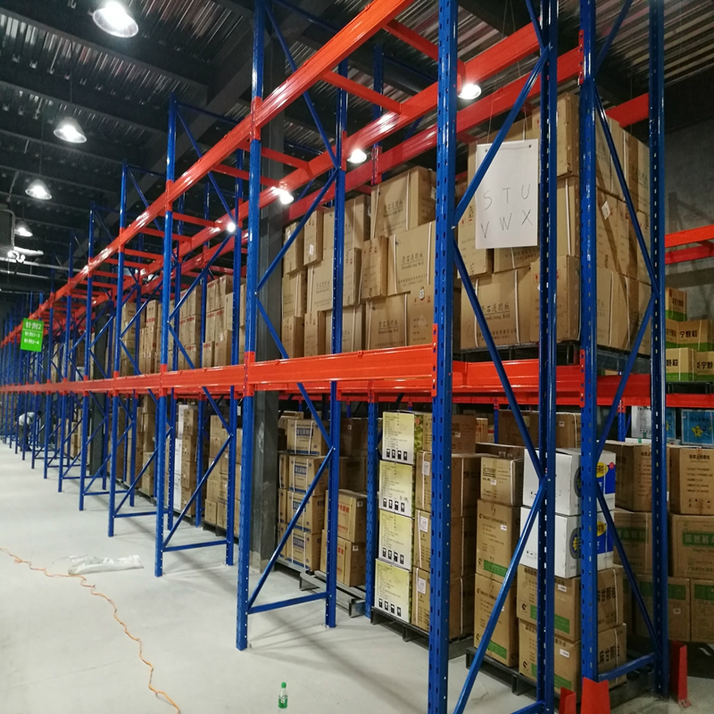 Heavy Duty Steel 5 Adjustable Storage Shelving Gravity Cart Durable Anti-Rust Roller High Load Capacity Warehouse Rack for