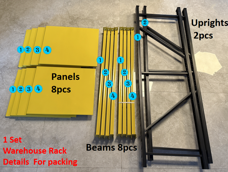New Color Heavy Duty Steel Material Customized Industrial Rack Multi Layer Warehouse Light Duty Metal Shelf