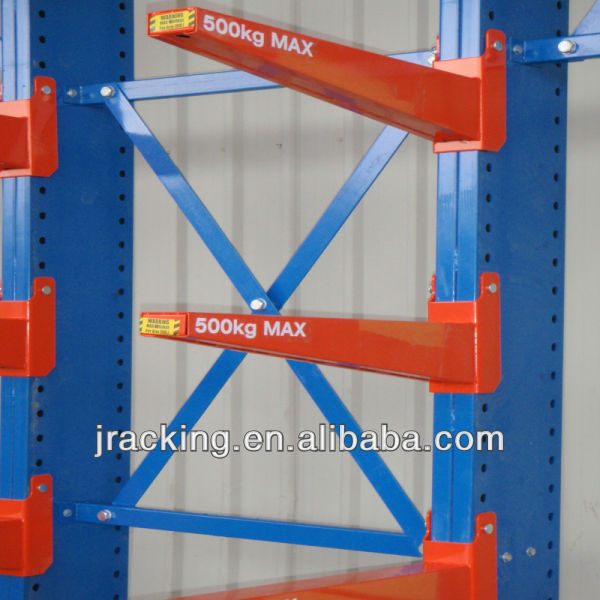 Jracking Heavy Duty Cantilever Rack Used for Storage of Pipe Long-tube Steel Plate Car Racking