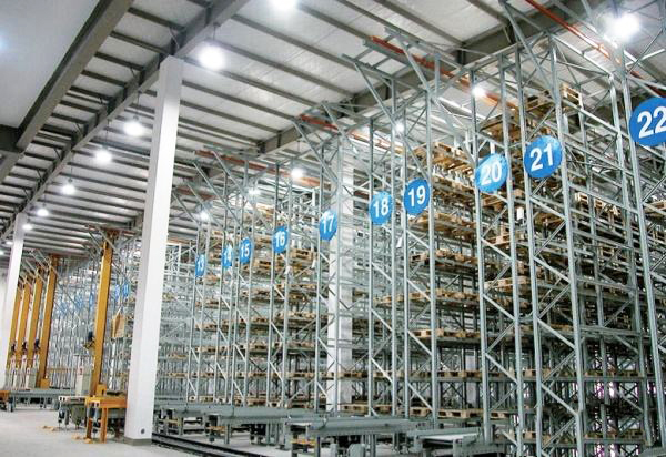 ASRS Heavy Duty Storage Racking System With Stacker Crane Push Back Pallet Racking Pallet Racking System Drive in Racking