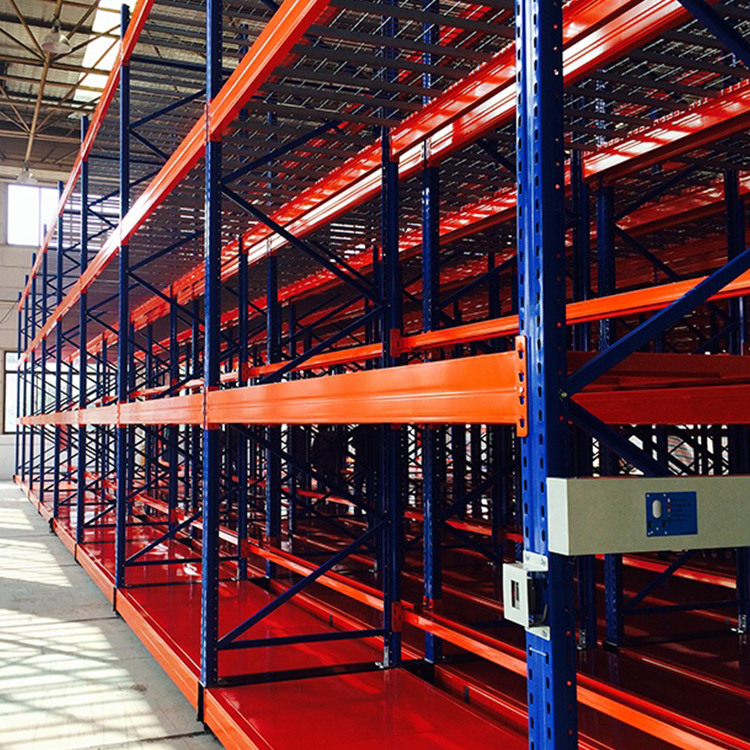 Material Rack Automated Storage Electric Mobile Warehouse Racking System Mobile Rack for Storage Mobile Pallet Racking