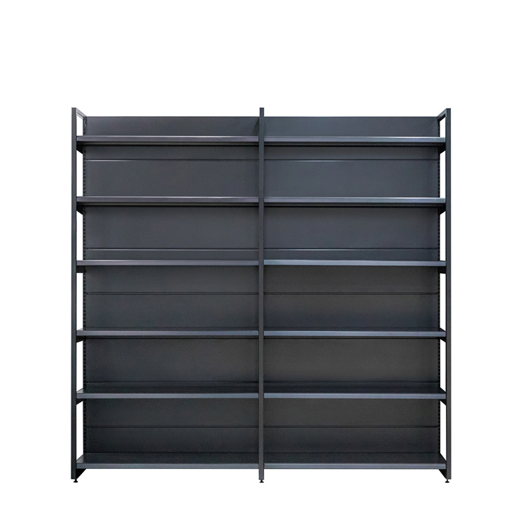 Easy Install Chinese Factory Store Shelving Heavy Duty Front Upright Metal Shelf