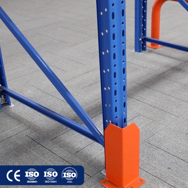 Custom Q235B Steel Pallet Racking System Heavy Duty Pallet Racking System Industrial Racks With 24h CAD Drawing