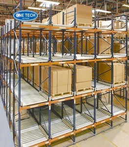 Versatile Modular Steel Carton Flow Racking System Heavy Duty Automatic Roller Track Fast Order Picking Design E-Commerce
