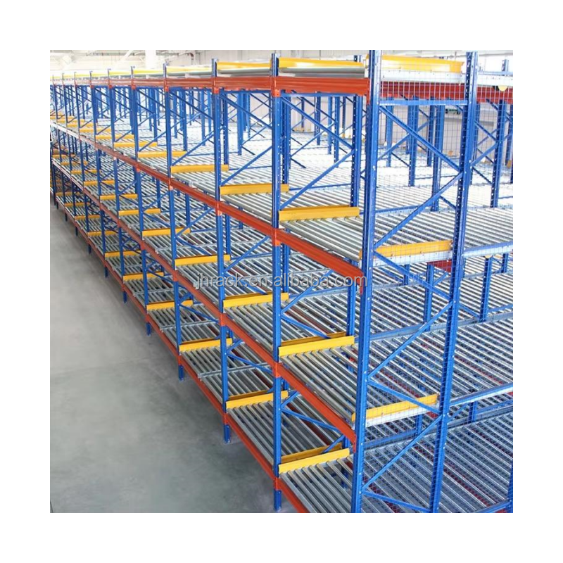 Chinese Racking Suppliers Roller Racking System Pallet Storage Warehouse Gravity Flow Rack in Warehousing