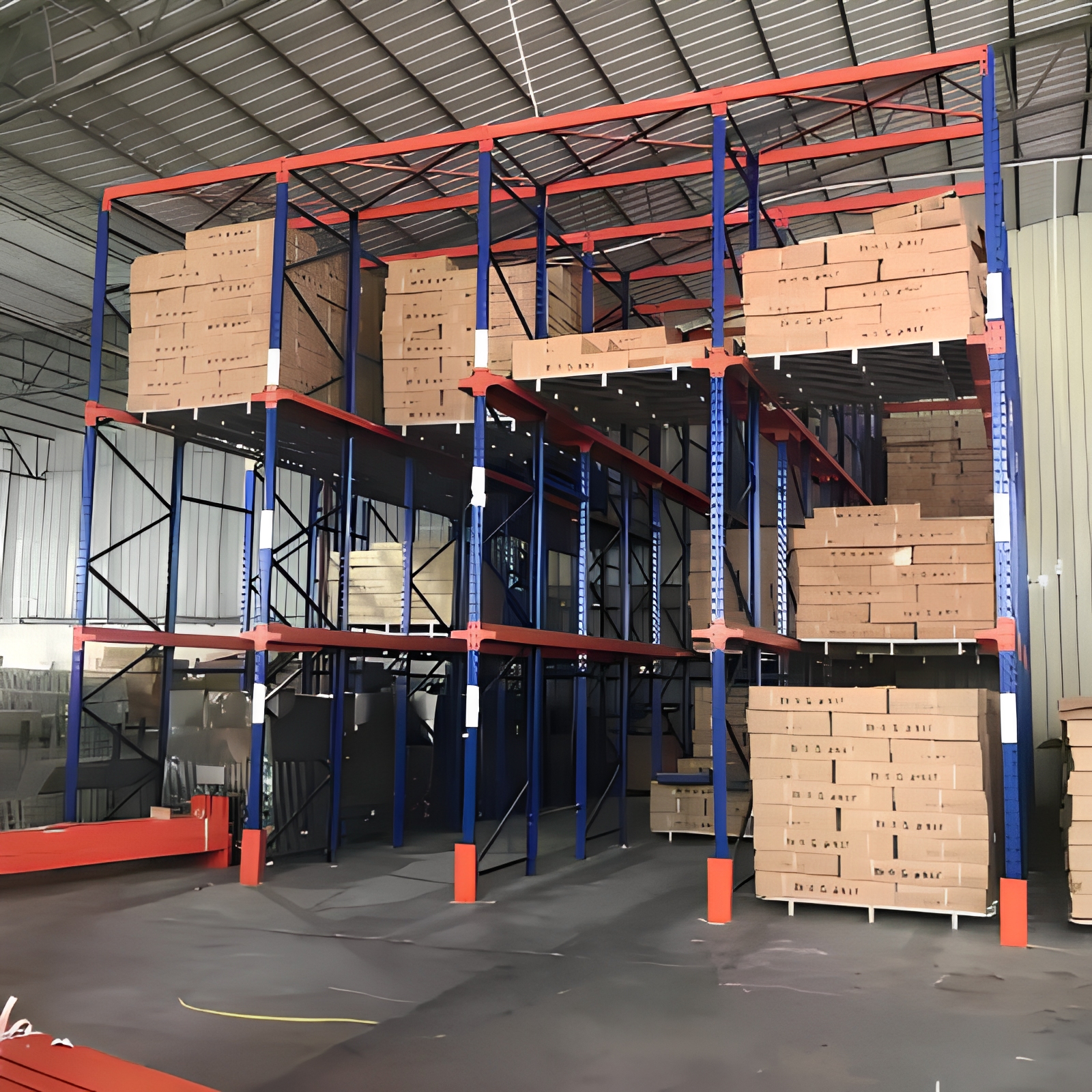Professional Adjustable Anti-Rust Iron/Metal Pallet Flow Racking for Warehouse Logistics CE Approved Custom Storage Solution