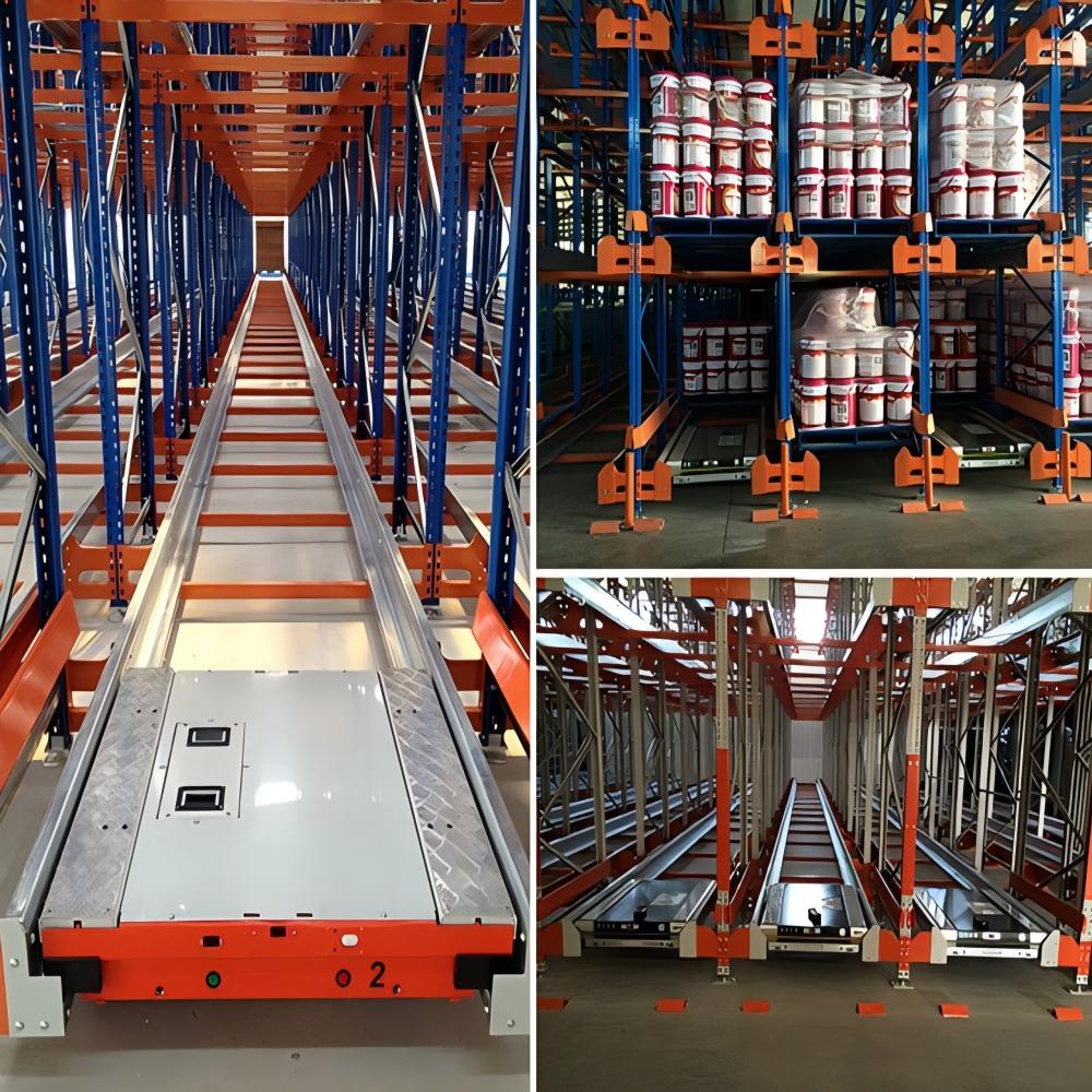Shuttle Racking Heavy-Duty Thickened Pallet Rack System High-Bay Automated VAN Stacking 5-Layer Warehouse Racks & Shelves